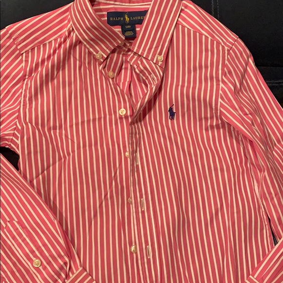 Pink polo button up - Picture 2 of 4